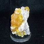 CRISTALLO DI ZOLFO SU CALCARE