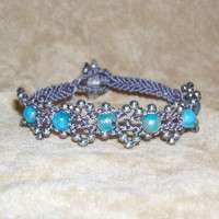 BRACCIALE CON QUARZO AZZURRO