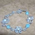 ANELLO CON CALCEDONIO AZZURRO