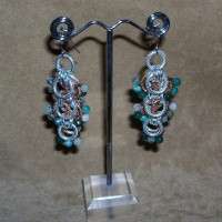 ORECCHINI CON AGATA VERDE