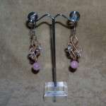 ORECCHINI CON QUARZO ROSA