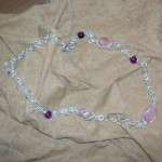 COLLANA CON QUARZO ROSA E AMETISTA