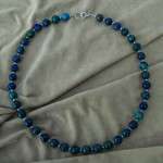 COLLANA CON AZZURRITE E MALACHITE