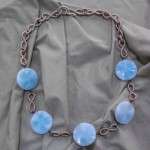 COLLANA CON QUARZO AZZURRO