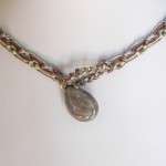 Collana con agata del botswana