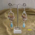 ORECCHINI CON CRISOCOLLA