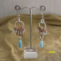 ORECCHINI CON QUARZO AZZURRO