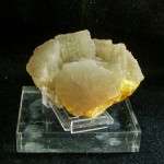 ARAGONITE VERDE-AZZURRA SU ZOLFO TALAMONE