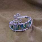 BRACCIALE CON AGATA VERDE