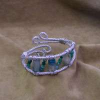 BRACCIALE CON AGATA VERDE