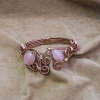 BRACCIALE CON QUARZO ROSA