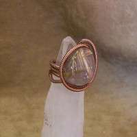 ANELLO CON QUARZO RUTILATO
