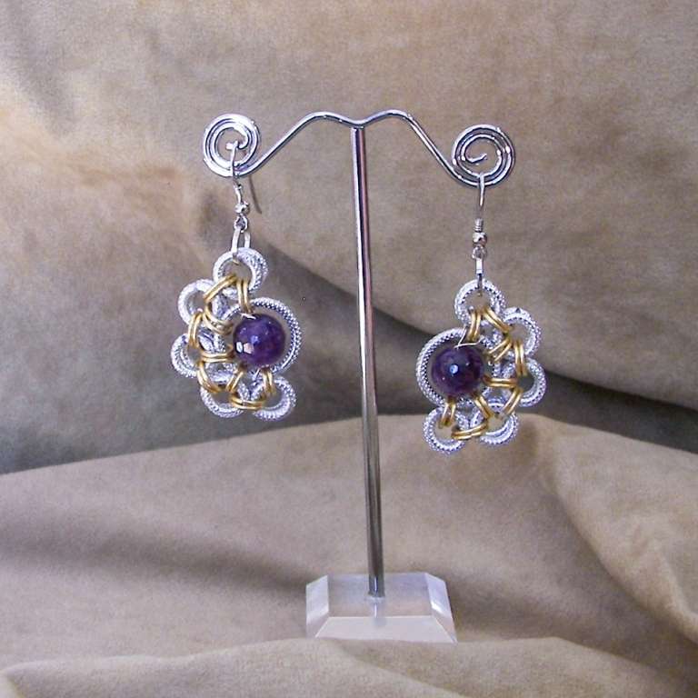 ORECCHINI CON AMETISTA