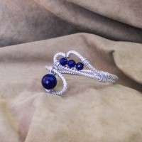 BRACCIALE CON AGATA BLU