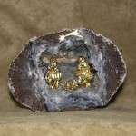 PRESEPE SU GEODE DI QUARZO