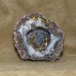 PRESEPE SU GEODE DI QUARZO