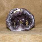 PRESEPE SU GEODE DI QUARZO