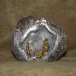 CRISTALLO DI ZOLFO BITUMINOSO