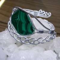 BRACCIALE CON MALACHITE
