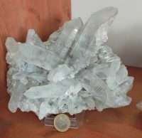 QUARZO IALINO tormalinato