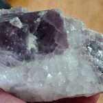 Fluorite viola con Quarzo