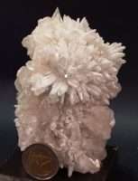 Quarzo ialino con calcite