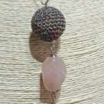 Ciondolo in Quarzo rosa