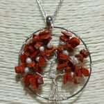 Ciondolo con Perle e Diaspro rosso