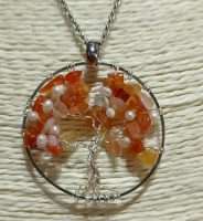 Ciondolo con Perle e Corniola