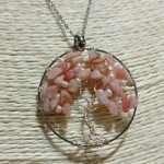 Ciondolo con Perle e Opale rosa