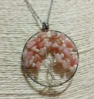 Ciondolo con Perle e Opale rosa