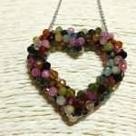 Cuore in Tormalina Multicolor