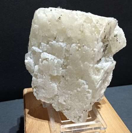 FLUORITE BIANCA CON PIRITE