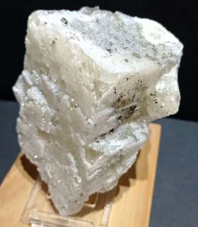 FLUORITE BIANCA CON PIRITE