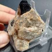 TORMALINA NERA SU QUARZO