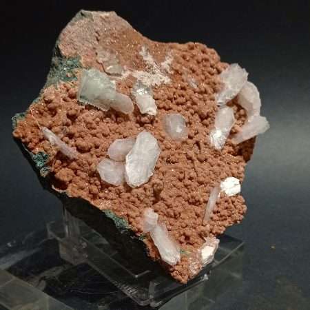 APOFILLITE VERDE CON STILBITE