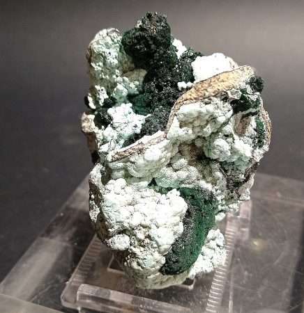 MALACHITE su CRISOCOLLA