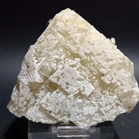 FLUORITE BIANCA con PIRITE