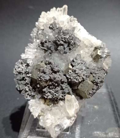 QUARZO con PIRITE e BLENDA