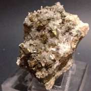 QUARZO IALINO con CALCOPIRITE