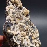 QUARZO IALINO CON BLENDA E CALCOPIRITE