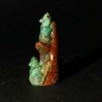 TOPOLINI IN CRISOPRASIO CON MATRICE