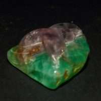 CODA DI DELFINO IN FLUORITE