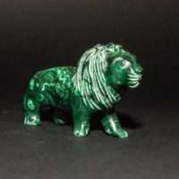 LEONE IN MALACHITE