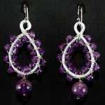Orecchini con ametista