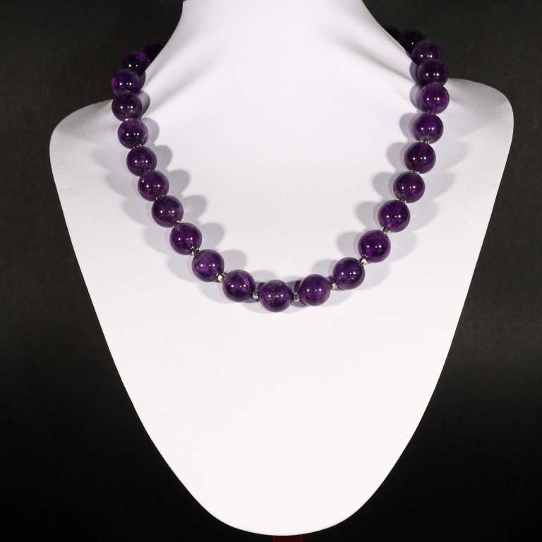 Collana con ametista