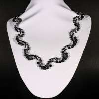 Collana con onice striato