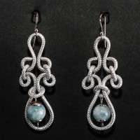 Orecchini con acquamarina