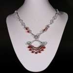 Collana con corallo rosso oceanico