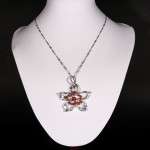 Collana con corallo rosso oceanico